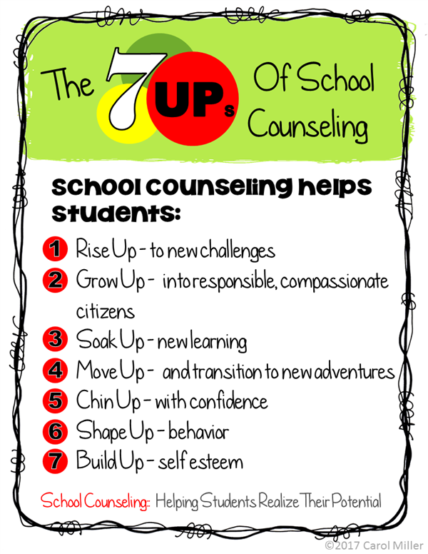 7 ups of School Counseling