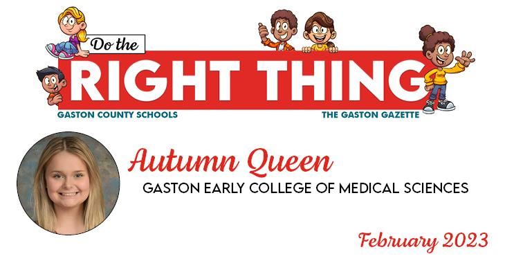 Autumn Queen, Gaston Early College of Medical Sciences