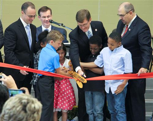 Gaston County Schools celebrated the grand opening of Pleasant Ridge Elementary on Sunday, August 20 