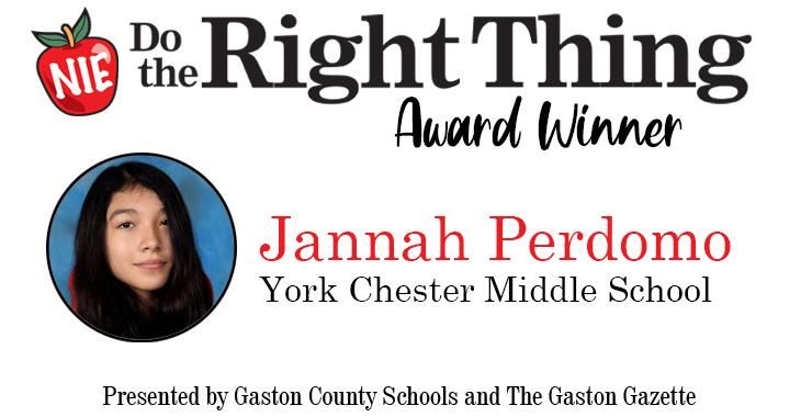 Do The Right Thing Award Winner 