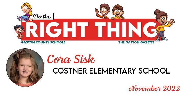 Cora Sisk, Costner Elementary