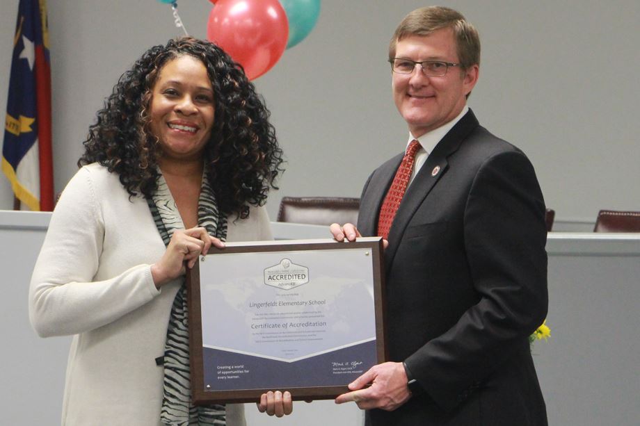 Lingerfeldt Elementary earns accreditation as a quality school Lingerfeldt Elementary earns accreditation as a quality school