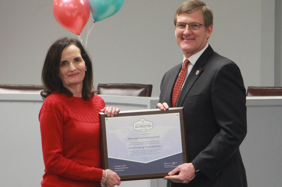 Sherwood Elementary earns accreditation as a quality school Sherwood Elementary earns accreditation as a quality school