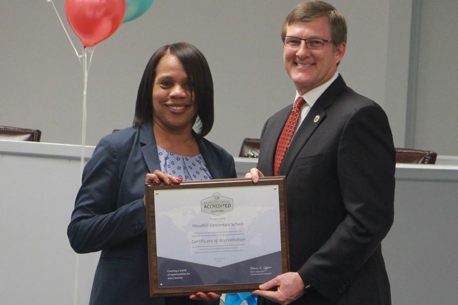 Woodhill Elementary earns accreditation as a quality school Woodhill Elementary earns accreditation as a quality school
