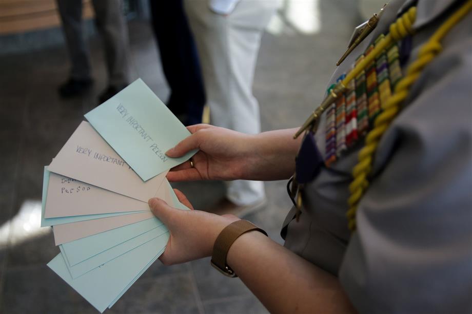 North Gaston JROTC cadets show their appreciation in a special way