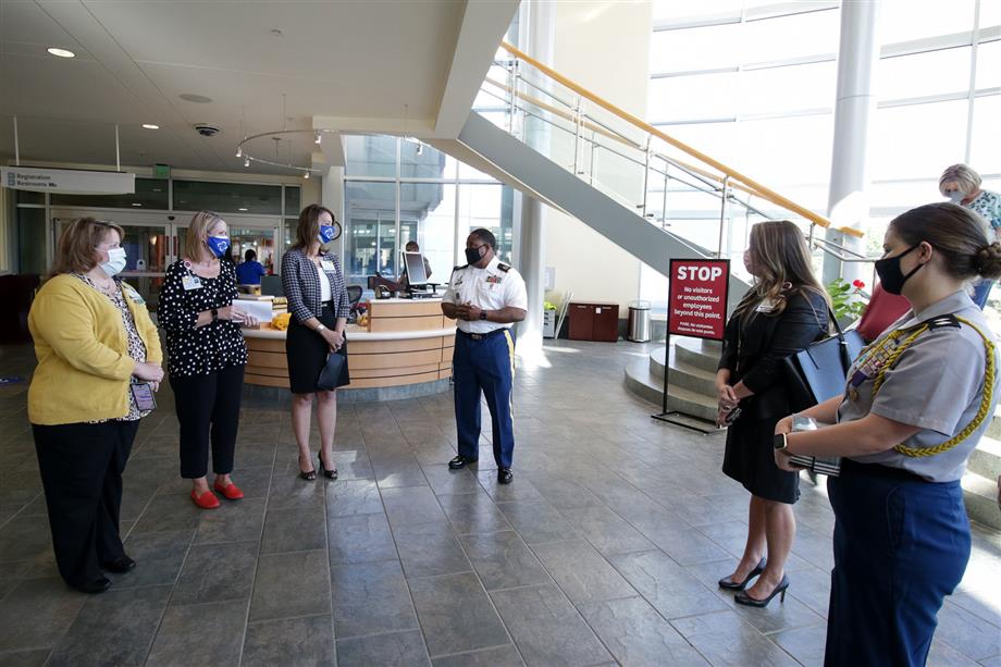 North Gaston JROTC cadets show their appreciation in a special way