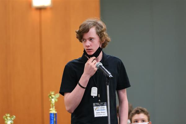 James Dover was this year's winner of the Gaston Gazette Spelling Bee