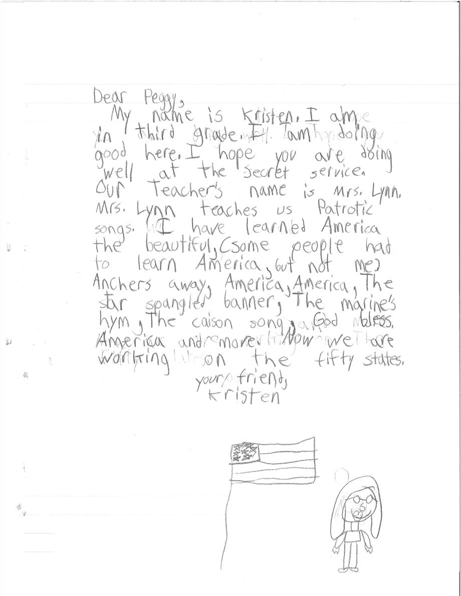 Tryon Elementary 9/11 Letters