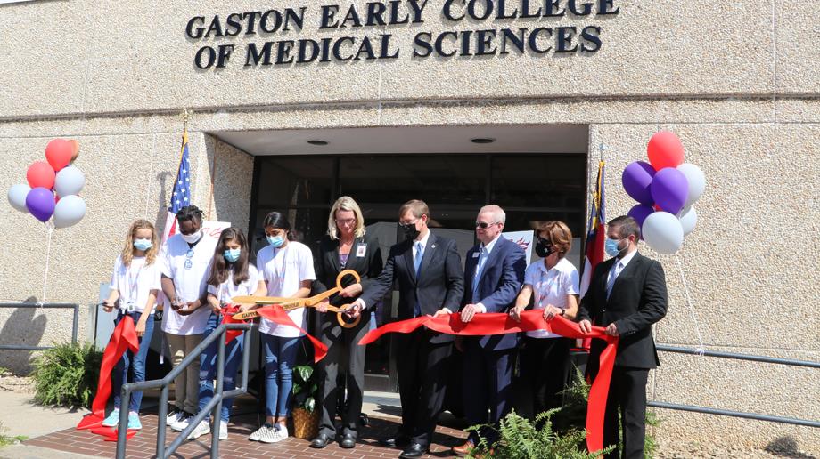 Gaston Early College of Medical Sciences Ribbon Cutting