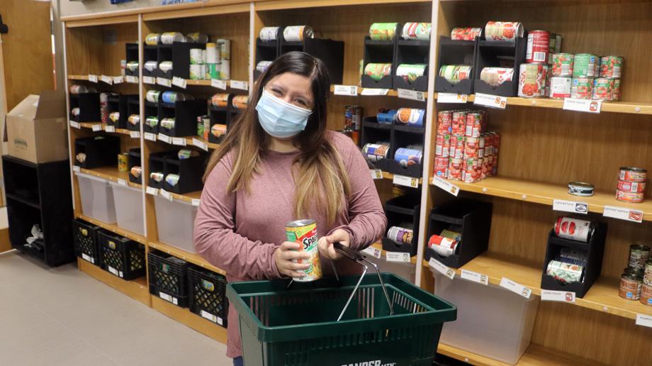 Webb Street School food pantry