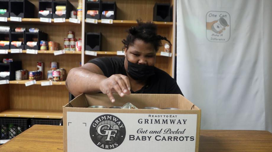 Webb Street School food pantry