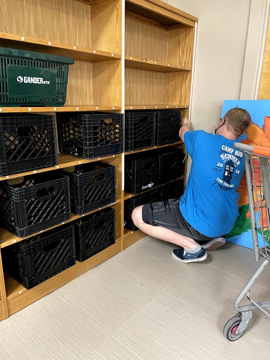 Webb Street School food pantry