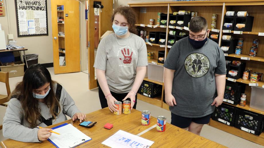 Webb Street School food pantry