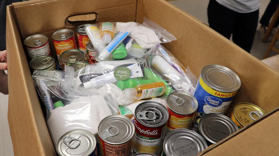 Webb Street School food pantry