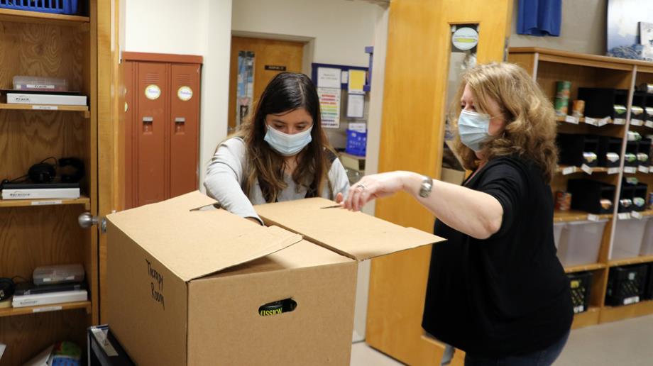 Webb Street School food pantry