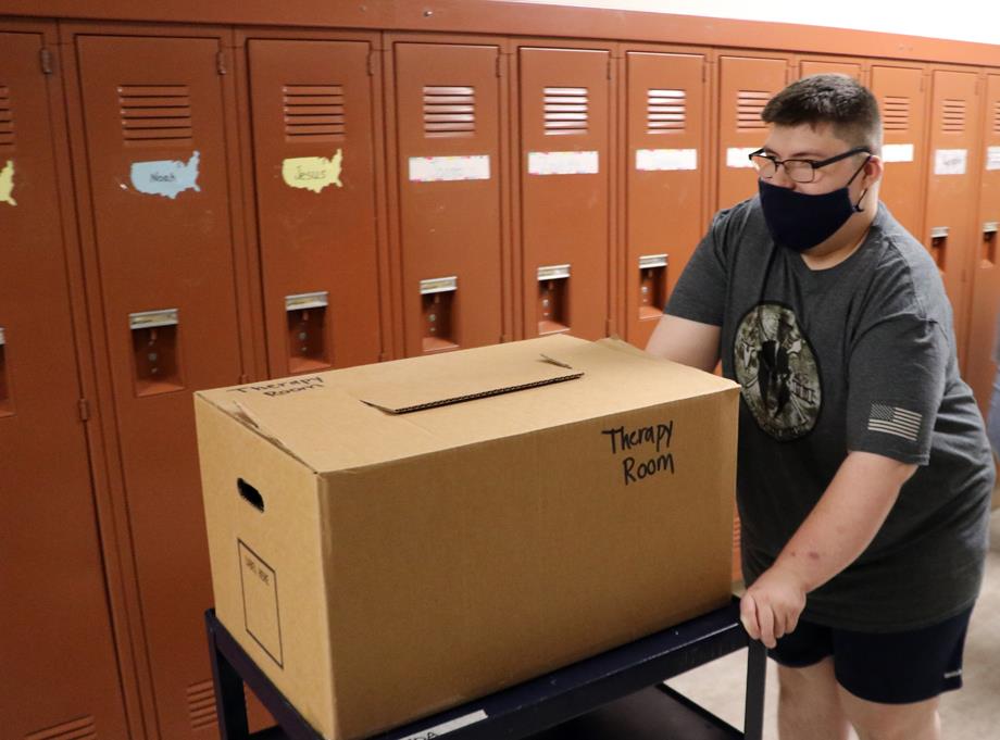 Webb Street School food pantry