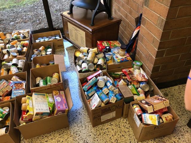 Rankin Elementary held a canned food drive for the Community Relief Organization of Mount Holly. In five days, the students and their families donated 3,733 items, which is 1,233 more items than the previous year.