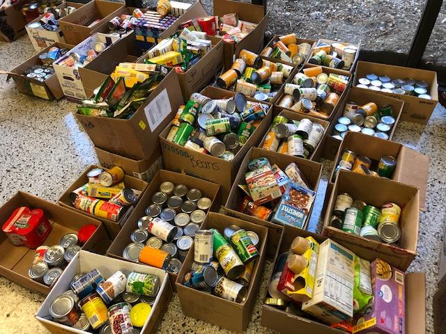 Rankin Elementary held a canned food drive for the Community Relief Organization of Mount Holly. In five days, the students and their families donated 3,733 items, which is 1,233 more items than the previous year.