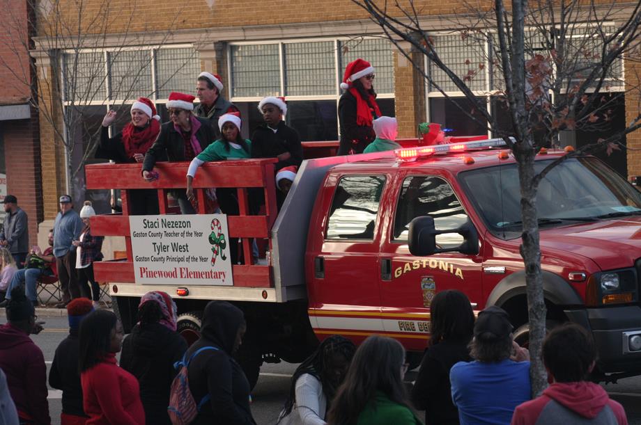 Tyler West and Stacie Nezezon, Gastonia Parade