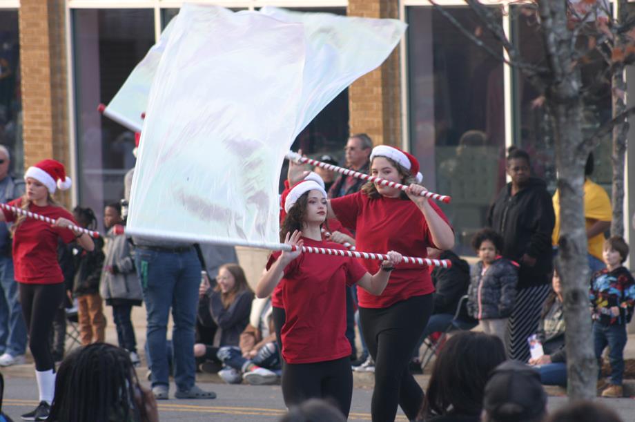 Forestview High School Color Guard, Gastonia Parade