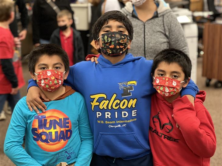 W.B. Beam Intermediate and the Cherryville branch of the Gaston County Public Library collaborated to host a Cocoa and Coloring Night program on December 6.