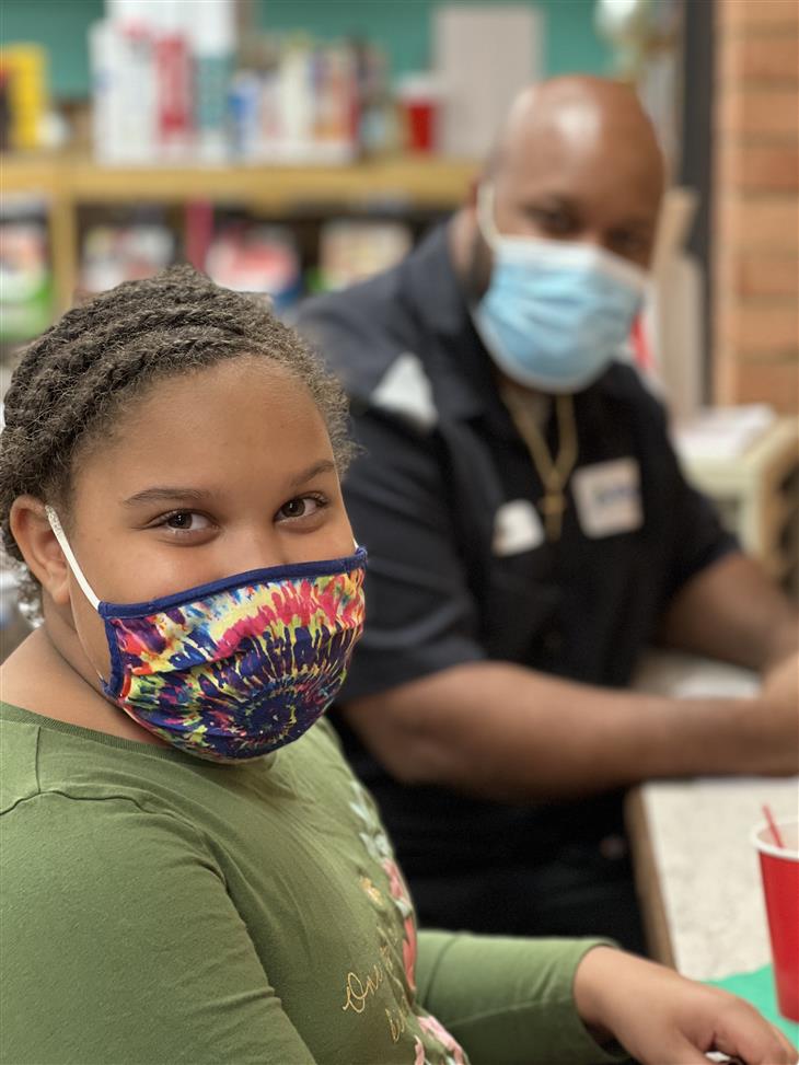 W.B. Beam Intermediate and the Cherryville branch of the Gaston County Public Library collaborated to host a Cocoa and Coloring Night program on December 6. 