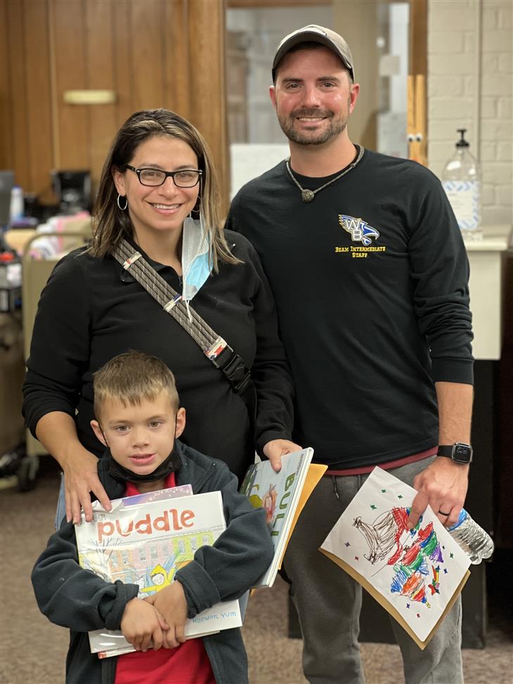 W.B. Beam Intermediate and the Cherryville branch of the Gaston County Public Library collaborated to host a Cocoa and Coloring Night program on December 6. 