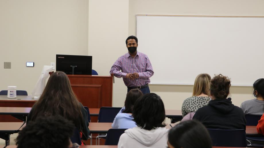 Gaston Early College of Medical Sciences receive donation from Dr. Steven Panuganti