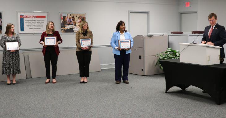 Grants presented to four CTE teachers