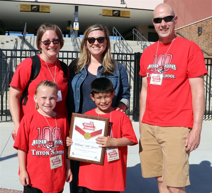 Bill Glover, Tryon Elementary