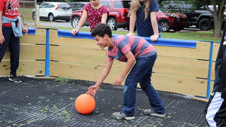 School uses donation to build gaga ball pit