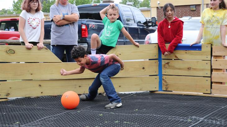 School uses donation to build gaga ball pit