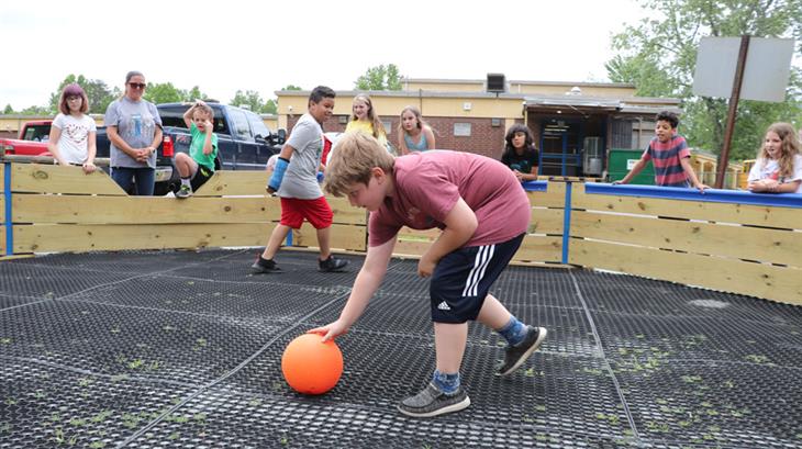 School uses donation to build gaga ball pit