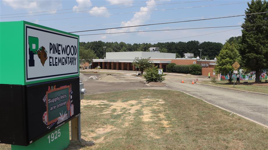 Pinewood Elementary School Paving
