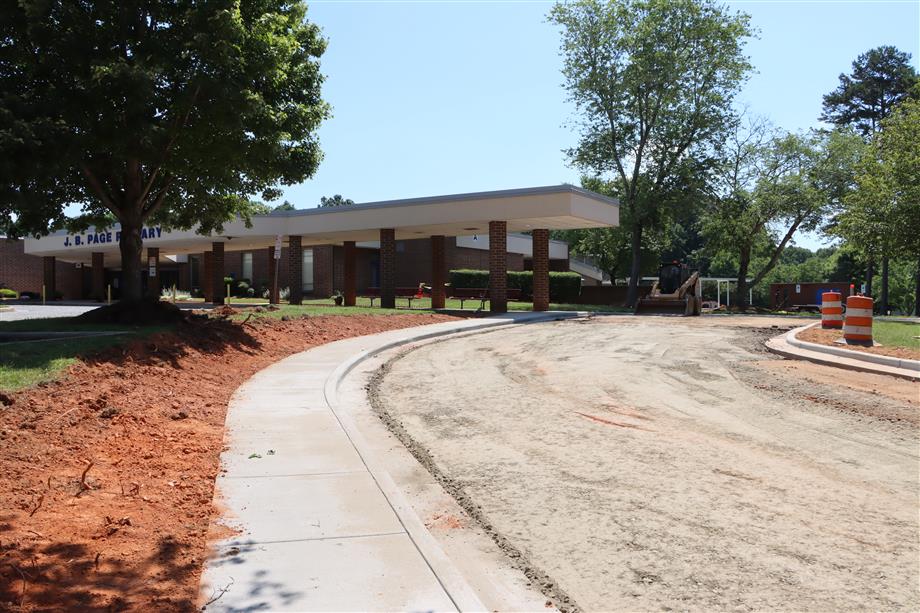 Page Primary School Paving