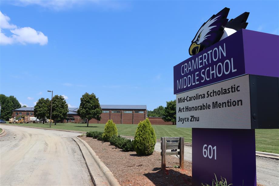 Cramerton Middle School Paving