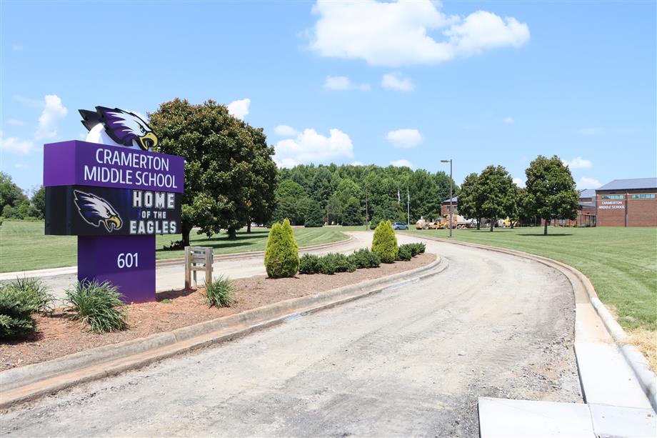Cramerton Middle School Paving